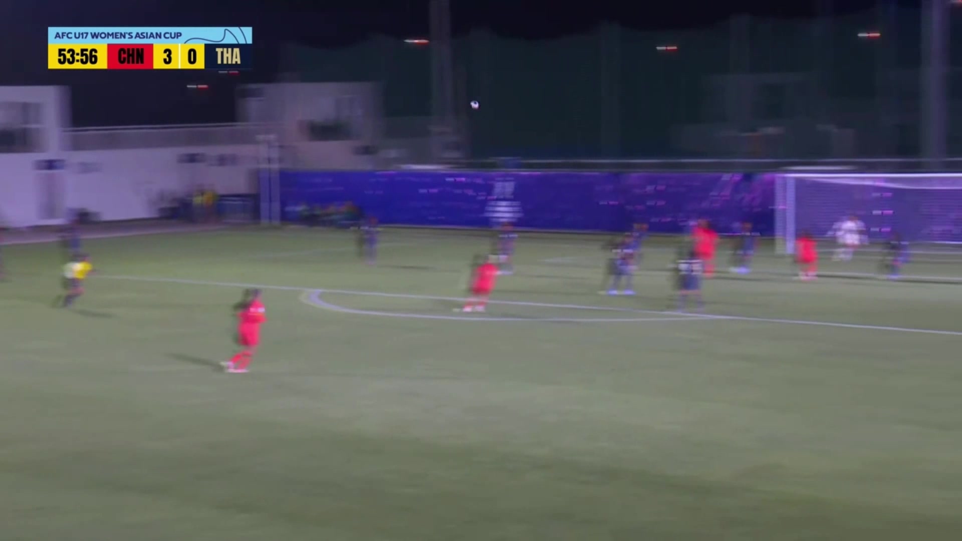U17中國女足4-0領(lǐng)先泰國！李啟嫻梅開二度，